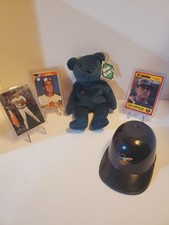 Salvino's BAMM BEANO'S Cal Ripken Jr. Bear Mini Helmet  3 Cards Orioles HOF