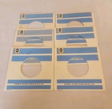 45 RPM 7" RECORD SLEEVES CO. SLEEVE 6 PACK SEE PHOTOS ABC Records SLV336 