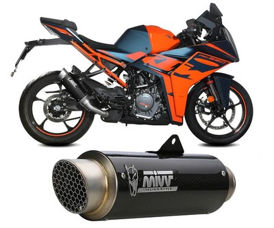 Auspuff slip-on exhaust MIVV GP PRO Carbon fur KTM RC 390 2021 > 2024