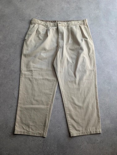 Marks & Spencer, St Michael Chino Trousers Men's W42 L29 Vintage 1990s Beige Straight Cotton