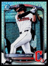 2025 Bowman Draft #BDC-129 Dean Curley Chrome Mojo Refractor B20