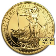 1 oz Gold Britannia BU Coin (Random Year) 5389.81 per troy oz