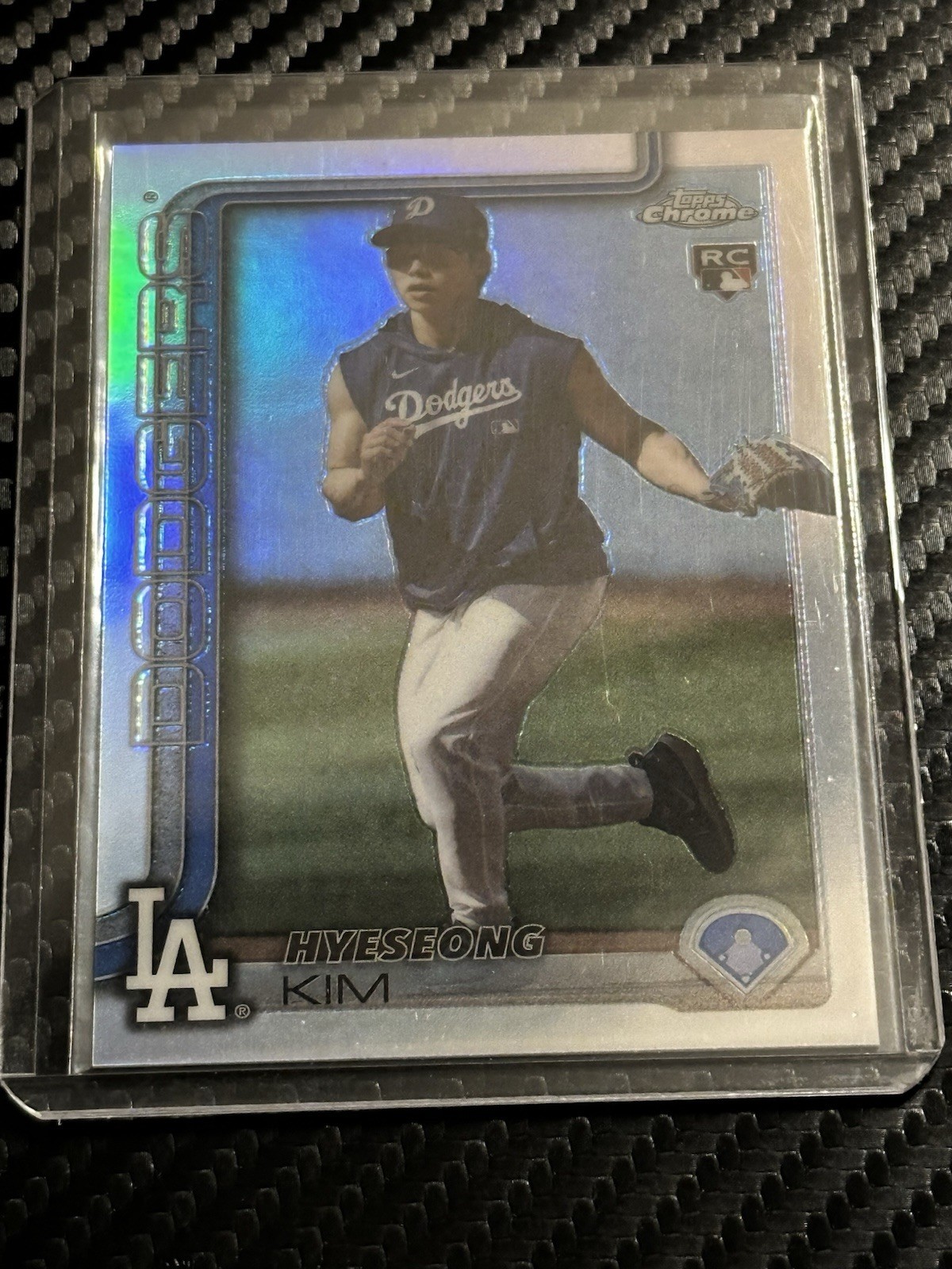2025 Topps Chrome Update Hyeseong Kim Image Variation Refractor USC312