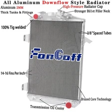 3 Rows Aluminum Radiator for 1930 Chevrolet Car Chevy V8 Conversion AT