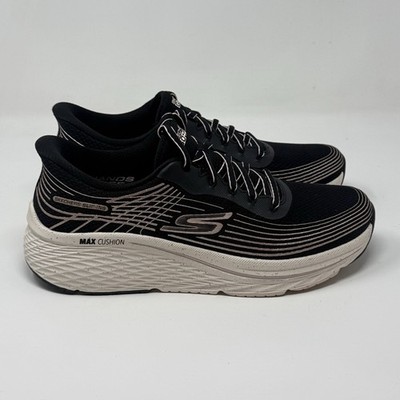 Skechers Max Cushioning Elite 2.0 Kaplan Womens 10 Black Rose Gold Hands Free