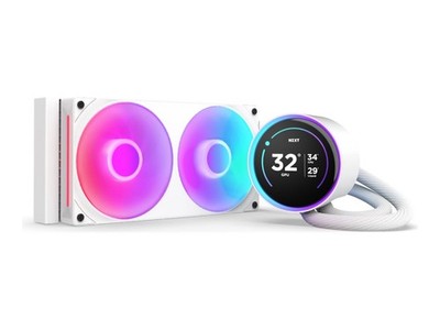 NZXT Kraken Elite 240 RGB Processor liquid cooling system with RL-KR24E-W2