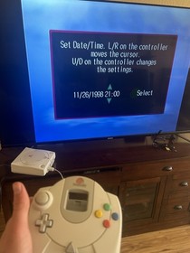 SEGA Dreamcast Console White Console Controller And Games TESTED WORKING!