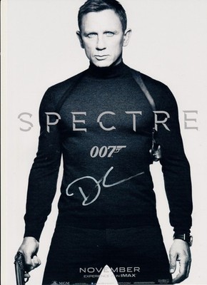 Original Daniel Craig Autogramm ( James Bond 007 ) SPECTRE