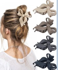 PCS Bow Hair Clips Bow Claw Clip for Women, Large Hair Claw Clips