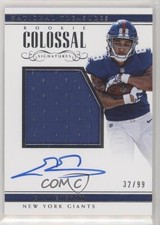 2017 National Treasures Rookie Colossal Signatures 32/99 Evan Engram Auto 7fb