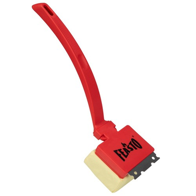 #ad FEASTO Bristle Free Grill Brush with Scraper for Outdoor Grills Red $39.99