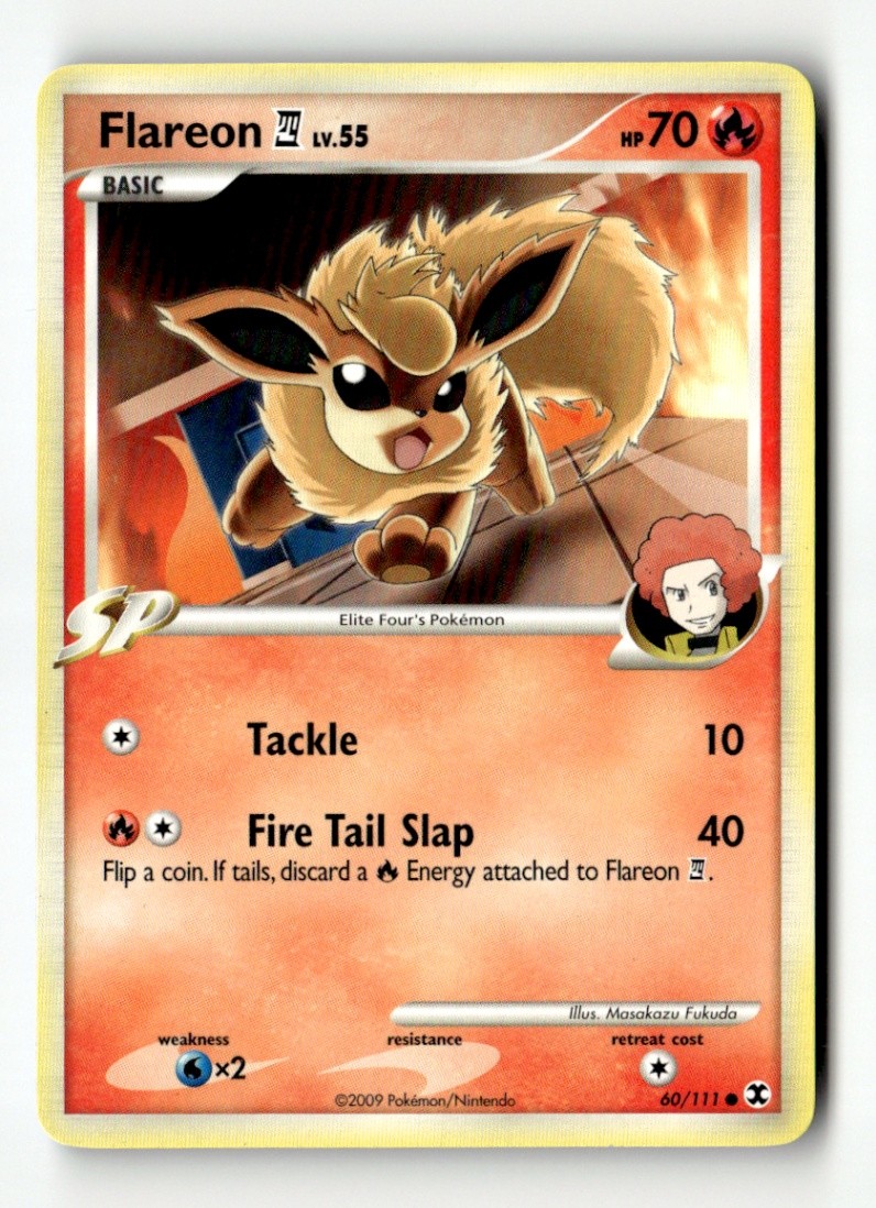 Flareon E4 Common Normal Rising Rivals 60/111 LP Pokémon TCG