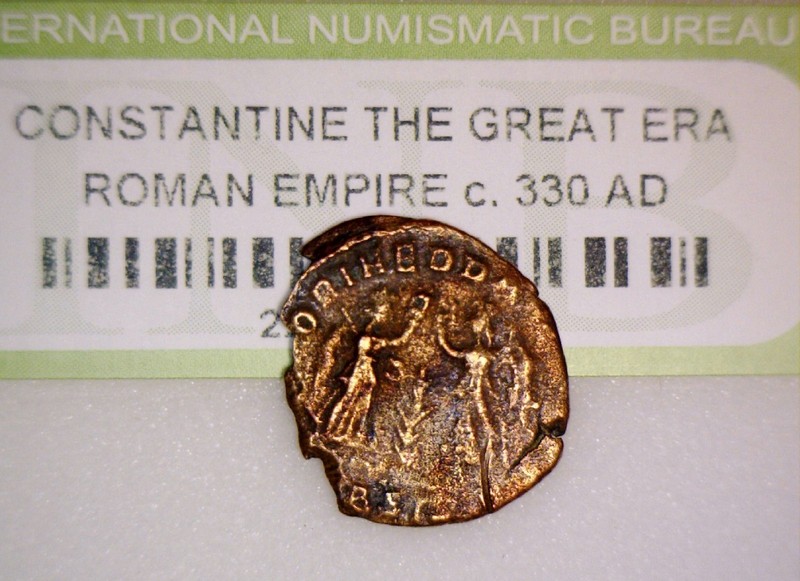 300 AD Ancient Roman Constantine The Great Bronze Coin NICE DETAILS w/  NR