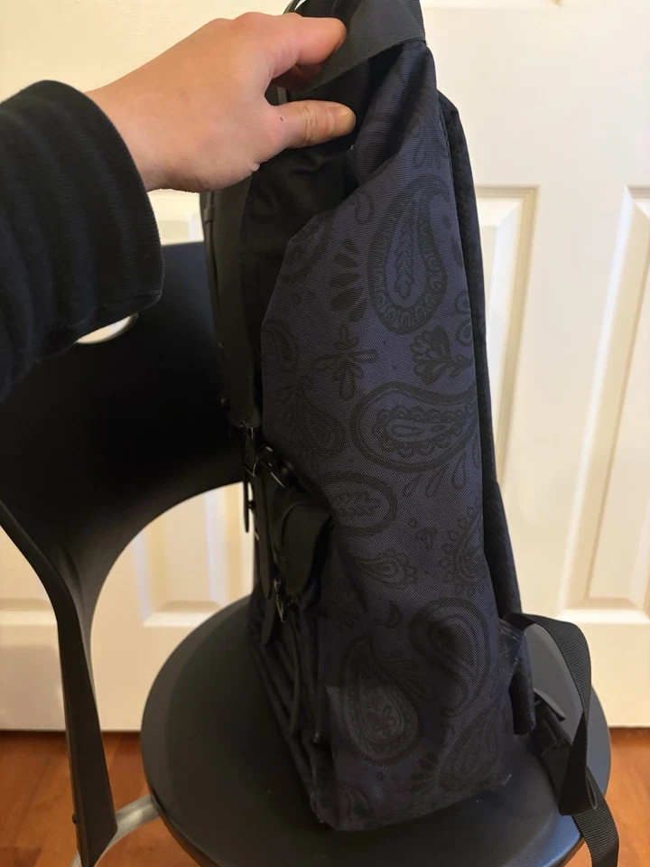 Herschel Little America Backpack Paisley Peacoat Navy Blue (Rare Color) - Image 4 of 4