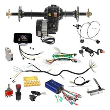 1000W/1500W Electric Differential Motor 30''/34''/40    Rear Axle DIY ATV Quad