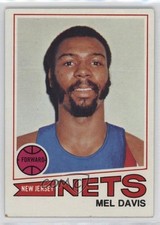 1977-78 Topps Gray Back Mel Davis #38 0u2j