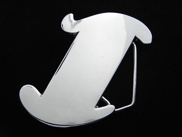 RF01172 REALLY COOL *SCRIPT INITIAL I* CHROME OVE… - image 1