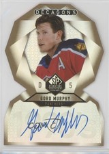 2020 Upper Deck SP Signature Edition Legends Decagons Gold Gord Murphy Auto u6t