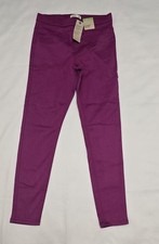 M&S Ladies Fuchsia Pink High Rise Jeggings Size UK 12
