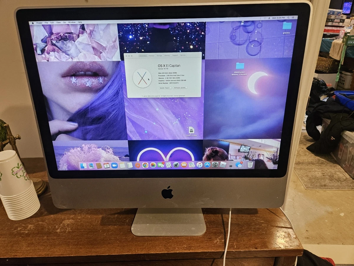 Apple iMac Mac OS X 10.11, El Capitan 2009 Released Apple Desktops