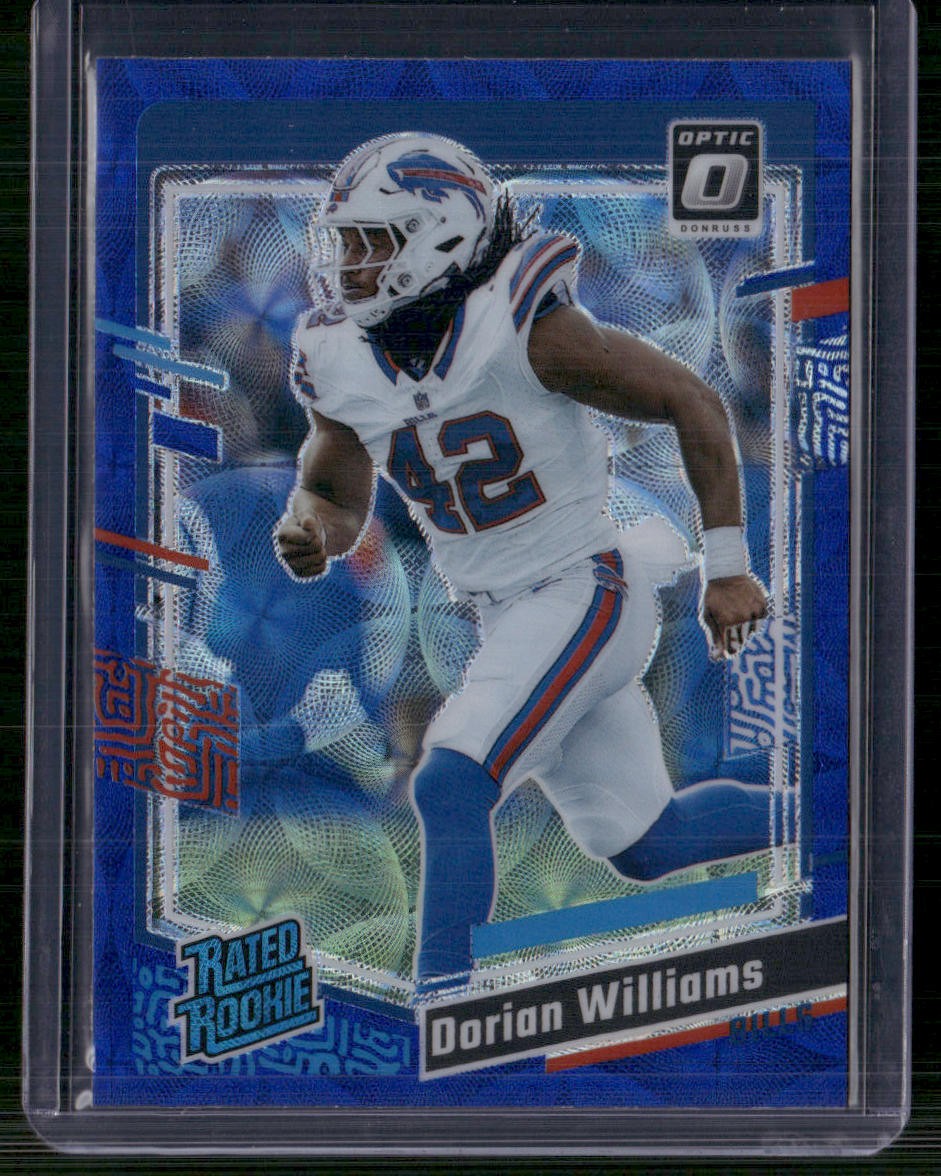 Dorian Williams Panini Donruss Optic #212 Blue Scope