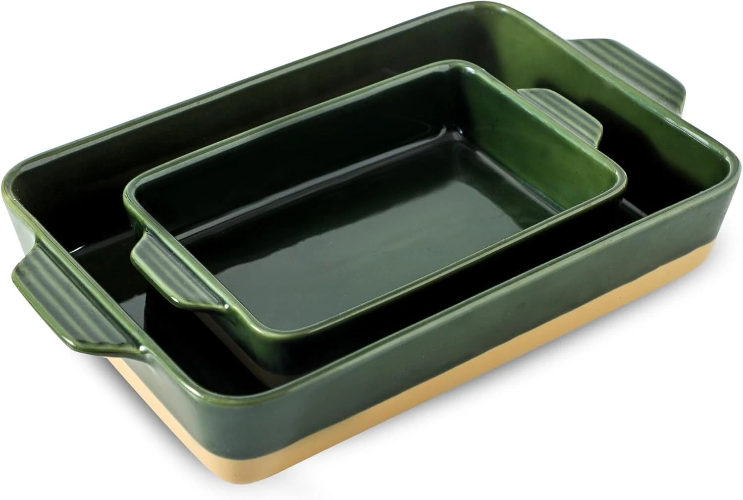 Ceramic Baking Casserole Dish with Handles, Large 9X13 Inch Pan and Middle Bakin
Opens in a new wind