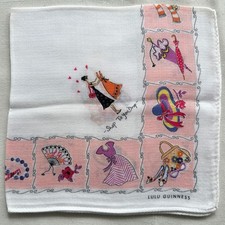 VTG Handkerchief Cotton Ladies Choose Clothes Accessories Shop Till You Drop 19"