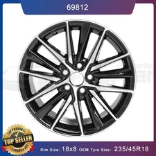 18" NEW Machined Black Wheel For 2021 2022 TOYOTA CAMRY OEM Quality Rim🔥 69133A