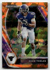 2021 Panini Prizm Draft Picks Collegiate #52 Adam Thielen Orange Ice