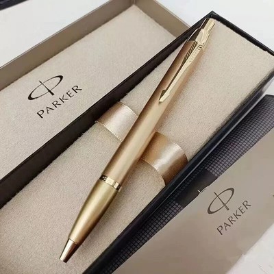 Good Parker IM Series Ballpoint Pen Gold Color With 0.5mm Fine Black Ink No Box