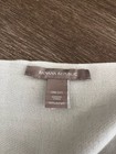 Banana Republic Unisex SCARF 70"x20.5" W/Fringe CREAM/Gray/ Twill — photo 2