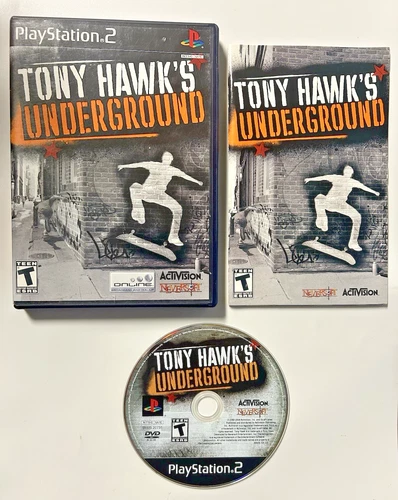 Tony Hawk's Underground (PlayStation 2 PS2, 2003) CIB Black Label