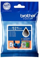 Brother LC-521BK Schwarz Original Druckerpatrone Black 500 Seiten Lc 521 Bk