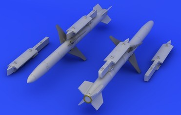 EDU-648180 Eduard 1/48 Aircraft- AGM88 HARM (Photo-Etch & Resin)