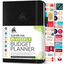 Clever Fox Bi Weekly Budget Planner – Undated Financial Organizer Book – Expe...