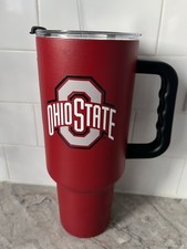 Ohio State University 40oz Stainless Steel Tumbler With Handle New And On Sale