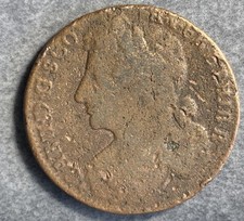 Charles II Scottish Bawbee Or Six Pence Of 1678