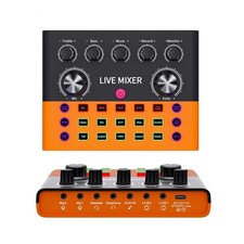 Professional Sound Card Live Sound Mixer Streaming Live Broadcast Podcast7295