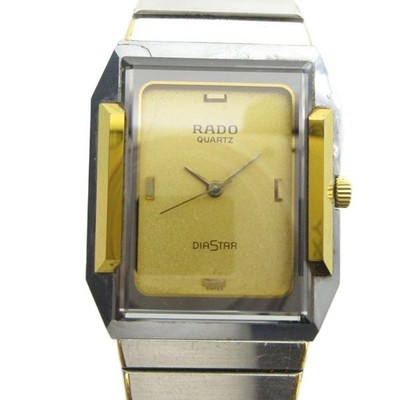 RADO DIASTAR 110 0199 3 Watch Quartz Square GColor Silver Color GSilver GY18 /MQ
