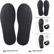 Rubber Soles for Bottom of Shoes, Rubber Shoe Sole Replacement for Boots, Sne...