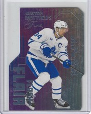 Auston Matthews 2025-26 Upper Deck Flair SP Flash + FLAIR #FLAIR-10 1:250 Odds 
