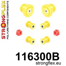 STRONGFLEX PU HINTERACHSBUCHSEN SATZ MERCEDES W123 U. A. 116300B 13MM 111821 ROT STRONGFLEX PU HINTERACHSBUCHSEN SATZ MERCEDES W123 U. A. 116300B 13MM 111821 ROT