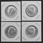 1964 Kennedy Half Dollar , Uncirculated, Brilliant, PL  in holder (4) coins