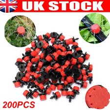 Adjustable Micro Drip Irrigation System Watering Sprinklers Emitter Drippers 200