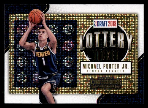 Michael Porter Jr [Sparkle] #14 2018 Panini Contenders Lottery Ticket card