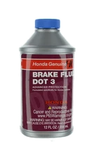 New Genuine Honda Brake Fluid Dot 3 OE 12 oz. Bottle 087989008