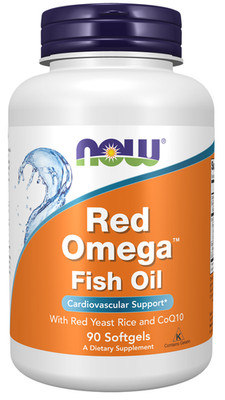 Now Foods Red Omega 90 Softgels GMP Quality Assured