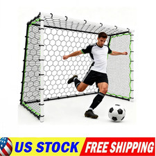 3-in-1 7x5ft Soccer Rebounder Net Soccer Goal  Rebound Trainer for Passing