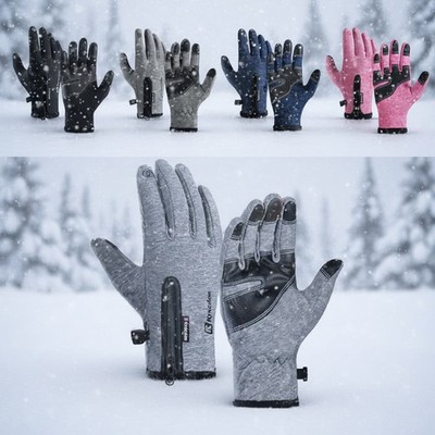 Winter Touchscreen Gloves for Men Women Waterproof Warm Ski Gloves Cold Weather