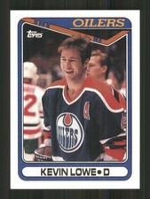 Kevin Lowe 1990-91 Topps #307 Edmonton Oilers 41141